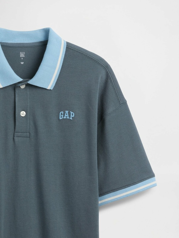 GAP Dječja oversize polo majica s logom GAP