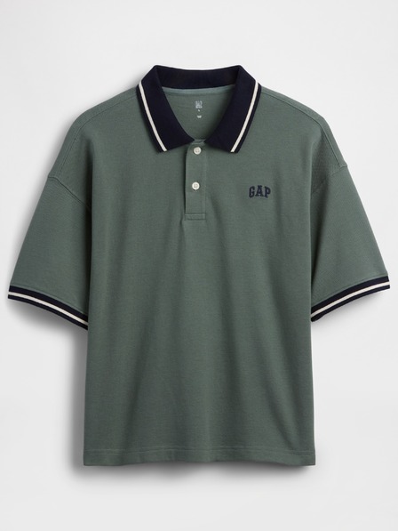 GAP Dječja oversize polo majica s logom GAP