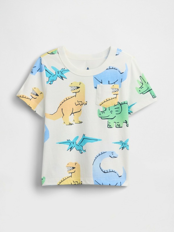 GAP Baby majica s džepom Mix & Match GAP