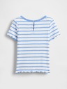 GAP Baby rebrasta majica s logom GAP