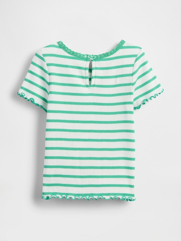 GAP Baby rebrasta majica s logom GAP