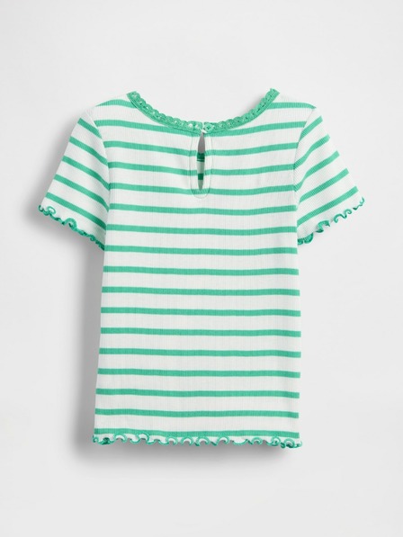 GAP Baby rebrasta majica s logom GAP