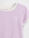 GAP Baby rebrasta majica s logom GAP