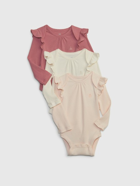 GAP Baby rebrasti body, 3 kom. GAP