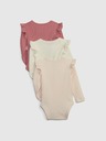 GAP Baby rebrasti body, 3 kom. GAP
