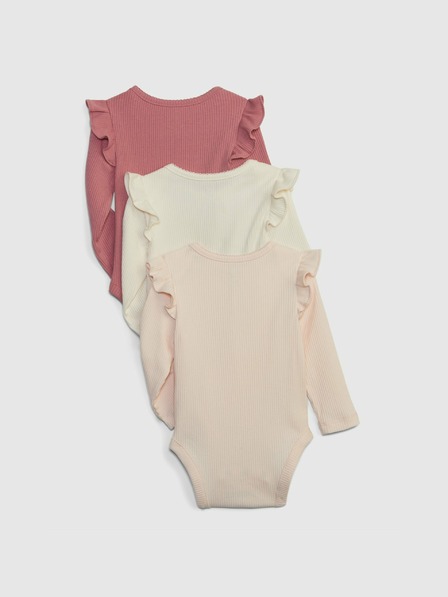 GAP Baby rebrasti body, 3 kom. GAP