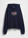 GAP Oversize dukserica s logom VintageSoft GAP