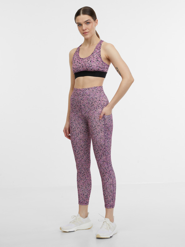 Orsay Svijetlo ljubičasti ženski sportski grudnjak s uzorkom ORSAY