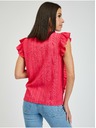 Orsay Tamno roza ženska majica s volanima ORSAY