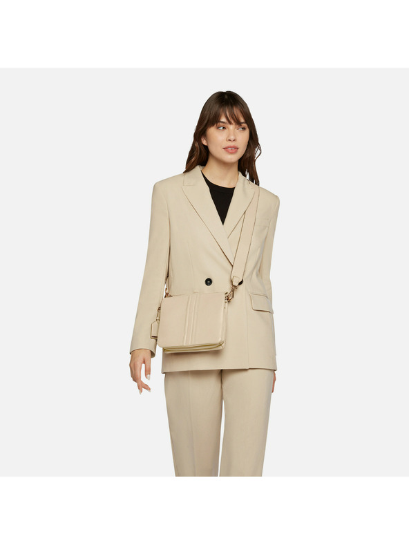 Geox Geox Clarissy kremasta ženska torba preko ramena