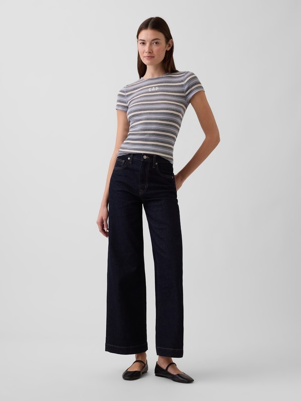 GAP Rebrasta majica s logom GAP