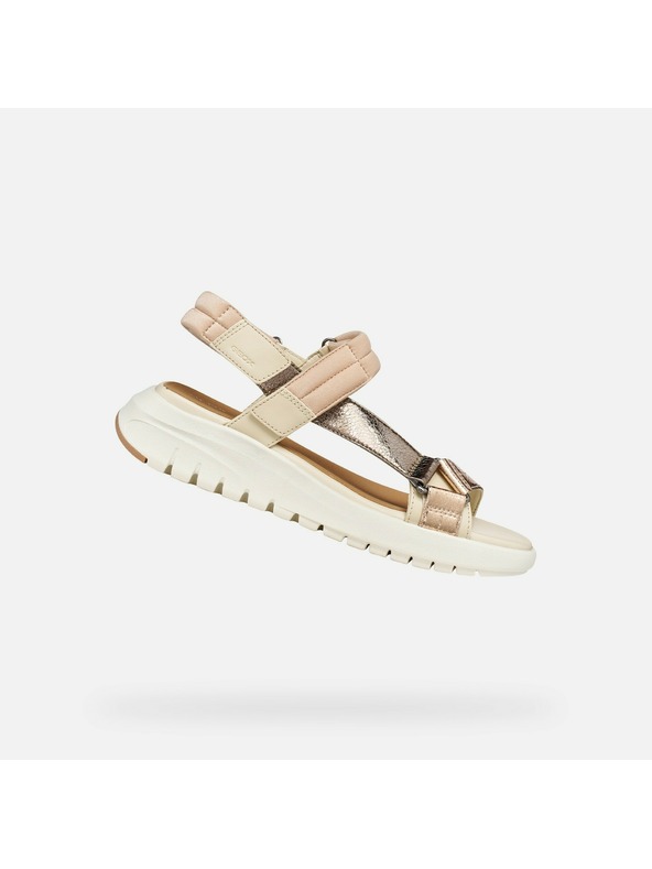 Geox Bež ženske sandale Geox Flextride S