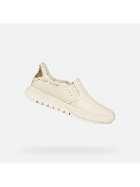 Geox Krem ženske tenisice Geox Flextride Plus Fast in