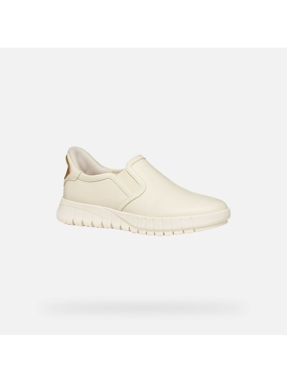 Geox Krem ženske tenisice Geox Flextride Plus Fast in