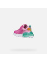 Geox Ružičaste djevojčinske svijetleće tenisice Geox Activart Illuminus
