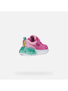 Geox Ružičaste djevojčinske svijetleće tenisice Geox Activart Illuminus