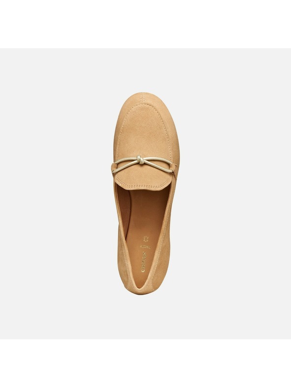 Geox Bež ženske mokasinke Geox New Palmaria