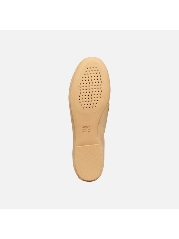 Geox Bež ženske mokasinke Geox New Palmaria