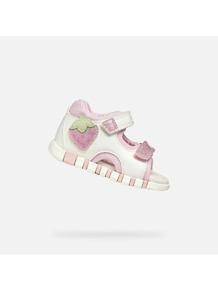 Geox Bijele dječje sandale za prve korake Geox Sandal Iupidoo