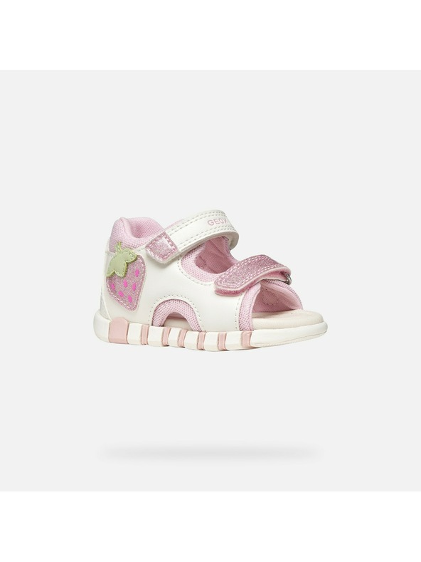 Geox Bijele dječje sandale za prve korake Geox Sandal Iupidoo