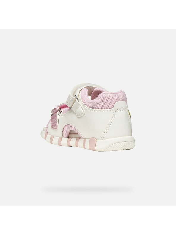 Geox Bijele dječje sandale za prve korake Geox Sandal Iupidoo