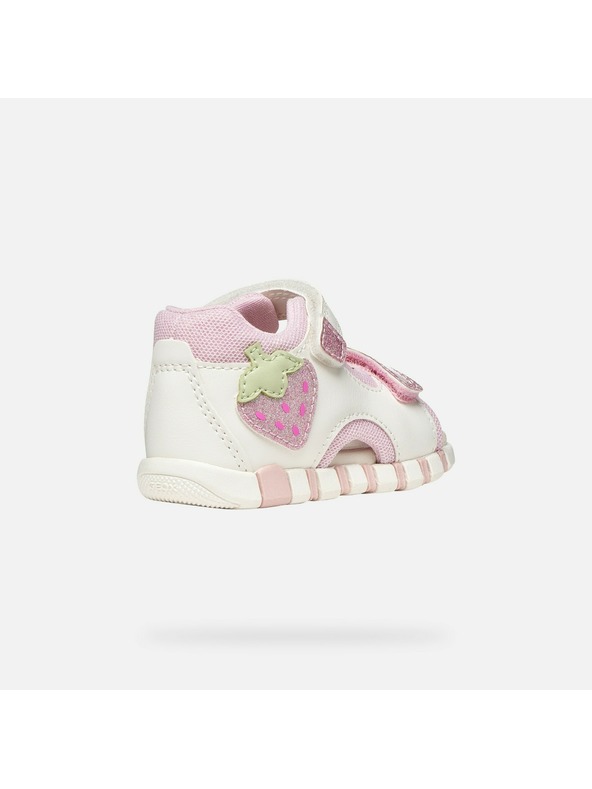 Geox Bijele dječje sandale za prve korake Geox Sandal Iupidoo