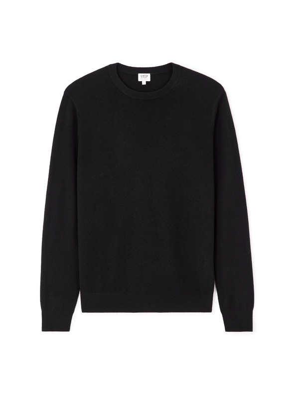 Celio Celio Jecloud crni muški pulover od kašmira