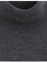 Celio Tamno sivi muški osnovni džemper s dolčevitom Celio Menos