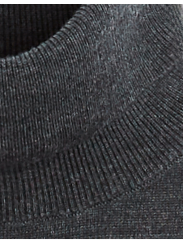 Celio Tamno sivi muški osnovni džemper s dolčevitom Celio Menos