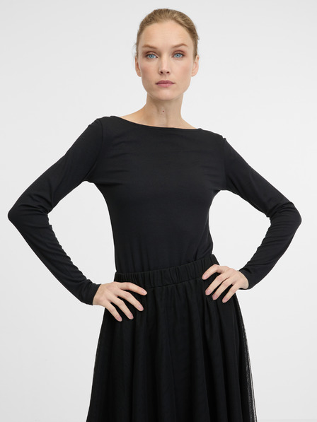 Orsay Crna ženska majica dugih rukava ORSAY