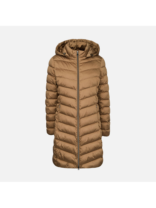 Geox Svjetlosmeđa pernata jakna Geox Zosma