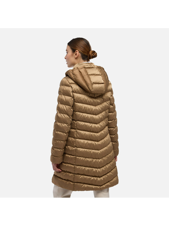 Geox Svjetlosmeđa pernata jakna Geox Zosma