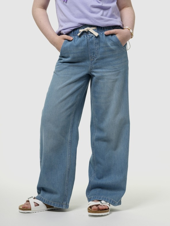 GAP GAP dječje traperice visokog struka širokih nogavica