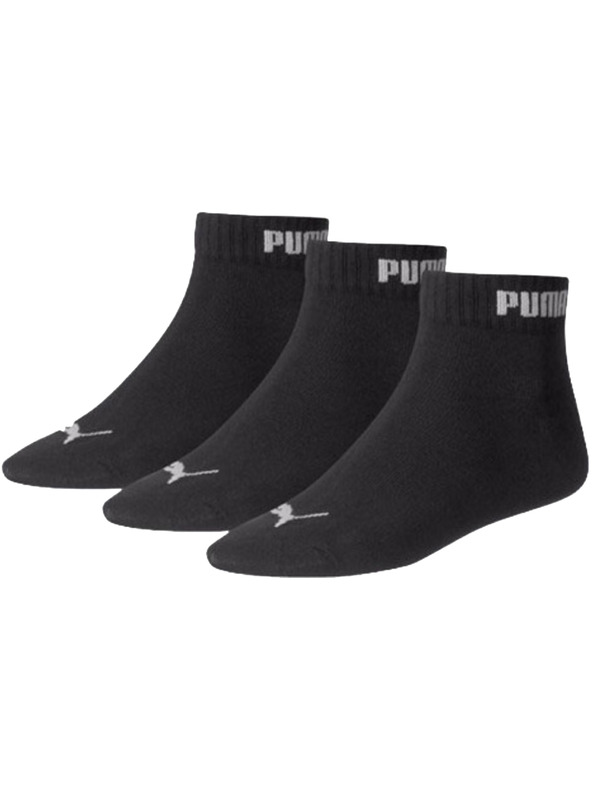 Puma Puma crne čarape do gležnja QUARTER (3 para)