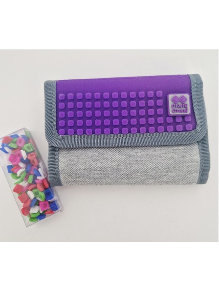 PIXIE CREW PIXIE CREW kreativni novčanik sivi/ljubičasti
