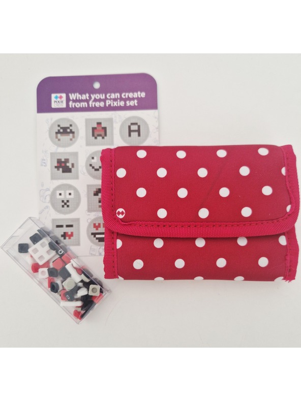 PIXIE CREW PIXIE CREW crveni novčanik s bijelim točkicama