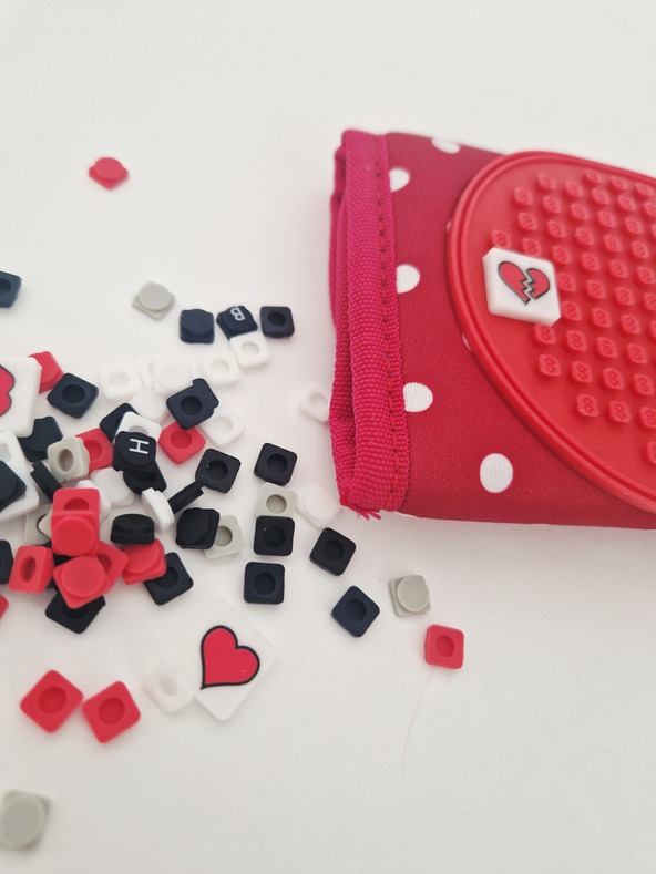 PIXIE CREW PIXIE CREW crveni novčanik s bijelim točkicama