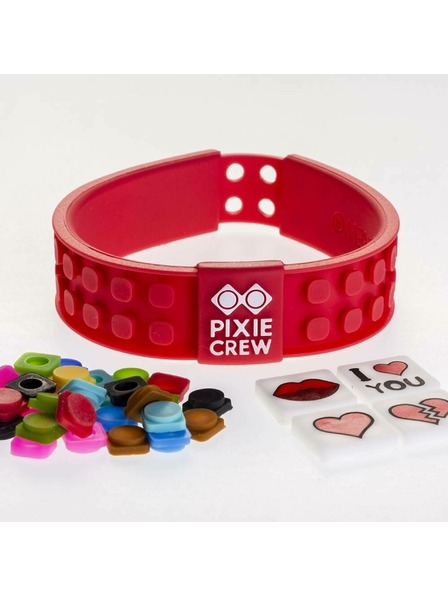 PIXIE CREW PIXIE CREW romantična pixel narukvica ljubavi crvena