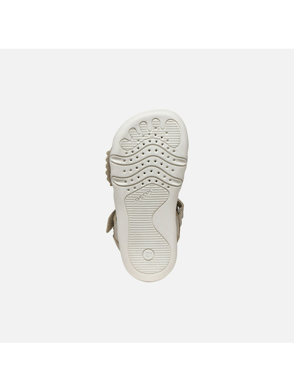 Geox Bež djevojačke barefoot sandale Geox Sandal Steppieup