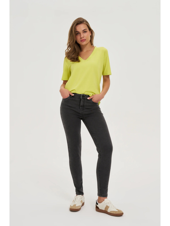 Moodo Žuti top s V-izrezom Moodo