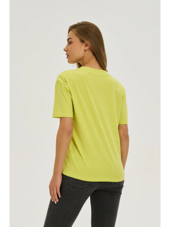 Moodo Žuti top s V-izrezom Moodo