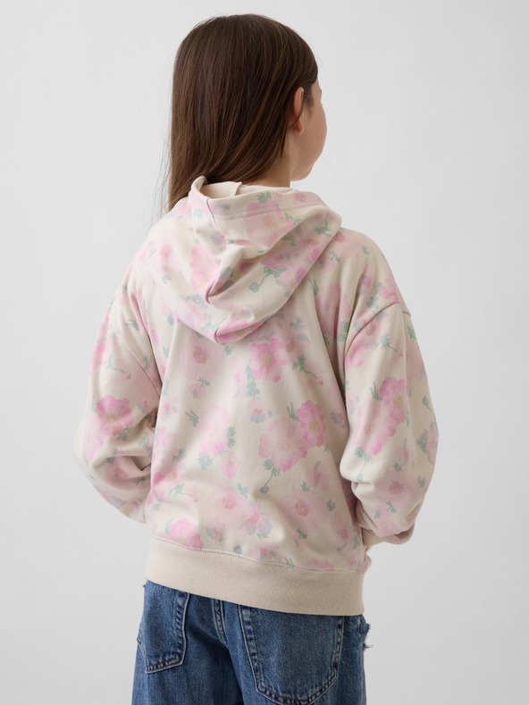 GAP Dječja majica s patentnim zatvaračem i logom GAP