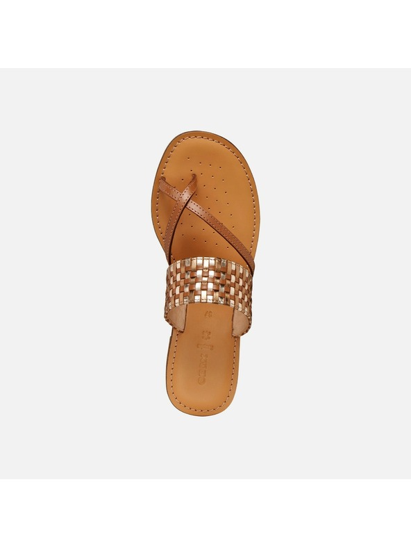 Geox Smeđe ženske sandale Geox Maddalusiac