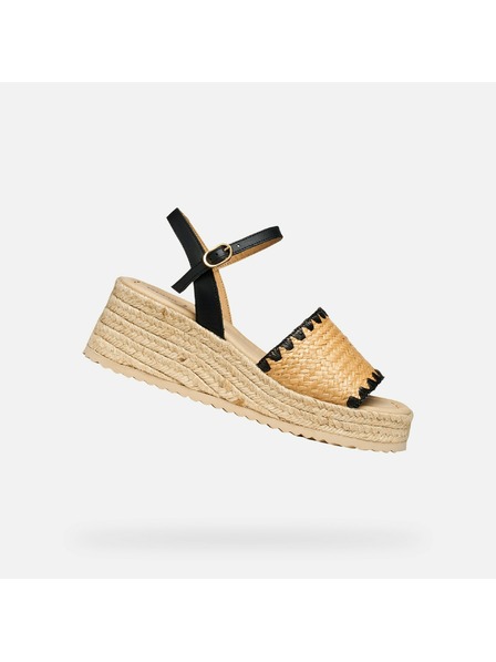 Geox Crne ženske sandale Geox Alemeria