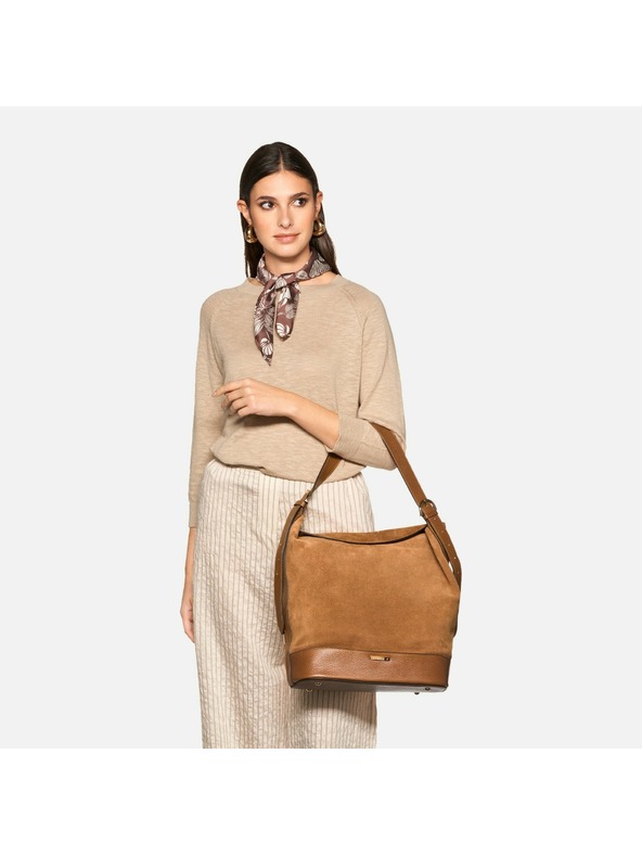 Geox Svijetlosmeđa ženska torba Geox Alnoire