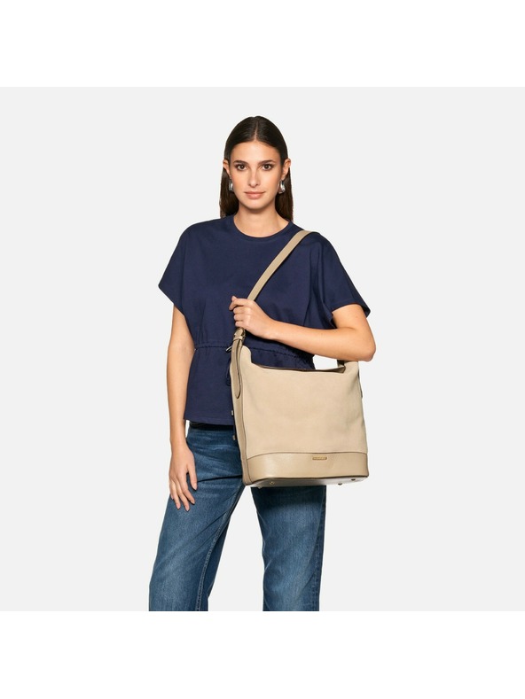 Geox Bež ženska torba Geox Alnoire