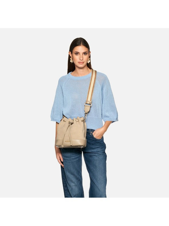 Geox Bež ženska torba Geox Nalvia