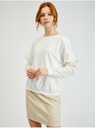 Orsay Bijeli ženski pulover s ukrasnim rukavima ORSAY