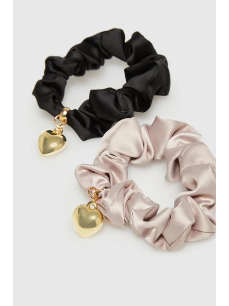 Moodo Set of Two Hair Ties with Pendant Moodo