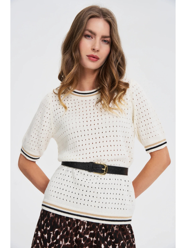 Moodo Pojas s životinjskim uzorkom crni Moodo